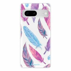 Odolné silikonové pouzdro iSaprio - Feather Pattern 10 - Google Pixel 7 5G obraz