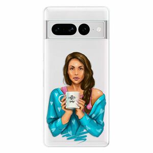 Odolné silikonové pouzdro iSaprio - Coffe Now - Brunette - Google Pixel 7 Pro 5G obraz