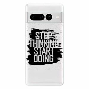 Odolné silikonové pouzdro iSaprio - Start Doing - black - Google Pixel 7 Pro 5G obraz