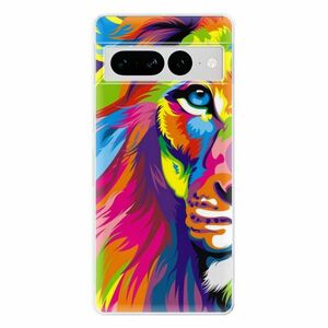 Odolné silikonové pouzdro iSaprio - Rainbow Lion - Google Pixel 7 Pro 5G obraz