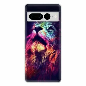 Odolné silikonové pouzdro iSaprio - Lion in Colors - Google Pixel 7 Pro 5G obraz