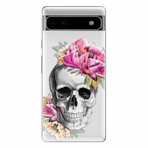 Odolné silikonové pouzdro iSaprio - Pretty Skull - Google Pixel 6a 5G obraz