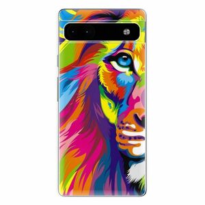 Odolné silikonové pouzdro iSaprio - Rainbow Lion - Google Pixel 6a 5G obraz