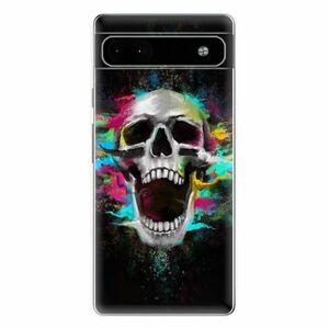 Odolné silikonové pouzdro iSaprio - Skull in Colors - Google Pixel 6a 5G obraz