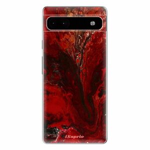 Odolné silikonové pouzdro iSaprio - RedMarble 17 - Google Pixel 6a 5G obraz