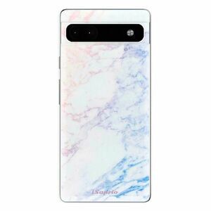 Odolné silikonové pouzdro iSaprio - Raibow Marble 10 - Google Pixel 6a 5G obraz