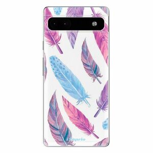 Odolné silikonové pouzdro iSaprio - Feather Pattern 10 - Google Pixel 6a 5G obraz