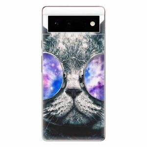 Odolné silikonové pouzdro iSaprio - Galaxy Cat - Google Pixel 6 5G obraz