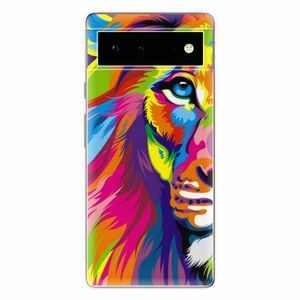 Odolné silikonové pouzdro iSaprio - Rainbow Lion - Google Pixel 6 5G obraz