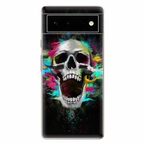 Odolné silikonové pouzdro iSaprio - Skull in Colors - Google Pixel 6 5G obraz