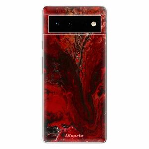 Odolné silikonové pouzdro iSaprio - RedMarble 17 - Google Pixel 6 5G obraz