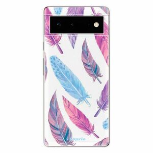 Odolné silikonové pouzdro iSaprio - Feather Pattern 10 - Google Pixel 6 5G obraz