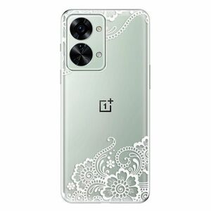 Odolné silikonové pouzdro iSaprio - White Lace 02 - OnePlus Nord 2T 5G obraz