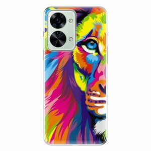 Odolné silikonové pouzdro iSaprio - Rainbow Lion - OnePlus Nord 2T 5G obraz