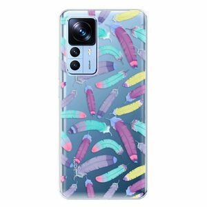 Odolné silikonové pouzdro iSaprio - Feather Pattern 01 - Xiaomi 12T / 12T Pro obraz