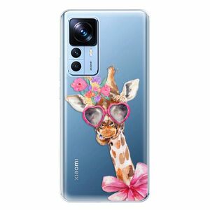 Odolné silikonové pouzdro iSaprio - Lady Giraffe - Xiaomi 12T / 12T Pro obraz