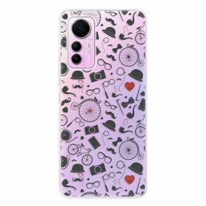 Odolné silikonové pouzdro iSaprio - Vintage Pattern 01 - black - Xiaomi 12 Lite obraz