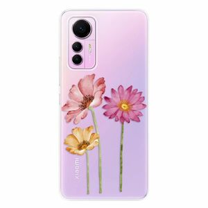 Odolné silikonové pouzdro iSaprio - Three Flowers - Xiaomi 12 Lite obraz