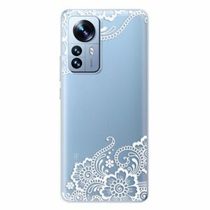 Odolné silikonové pouzdro iSaprio - White Lace 02 - Xiaomi 12 Pro obraz