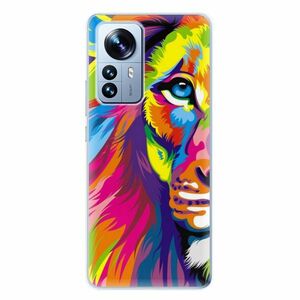 Odolné silikonové pouzdro iSaprio - Rainbow Lion - Xiaomi 12 Pro obraz