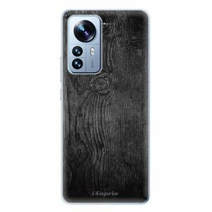 Odolné silikonové pouzdro iSaprio - Black Wood 13 - Xiaomi 12 Pro obraz