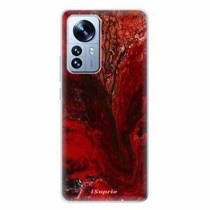 Odolné silikonové pouzdro iSaprio - RedMarble 17 - Xiaomi 12 Pro obraz