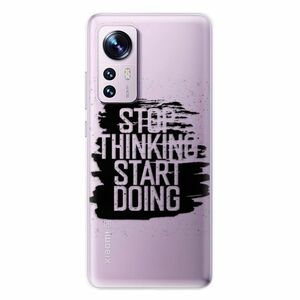 Odolné silikonové pouzdro iSaprio - Start Doing - black - Xiaomi 12 / 12X obraz