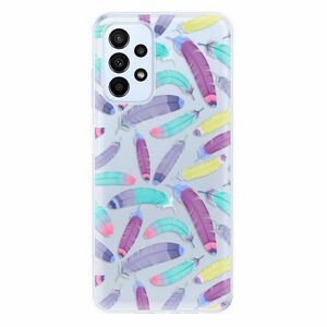 Odolné silikonové pouzdro iSaprio - Feather Pattern 01 - Samsung Galaxy A23 / A23 5G obraz