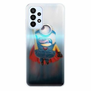 Odolné silikonové pouzdro iSaprio - Mimons Superman 02 - Samsung Galaxy A23 / A23 5G obraz