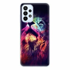 Odolné silikonové pouzdro iSaprio - Lion in Colors - Samsung Galaxy A23 / A23 5G obraz