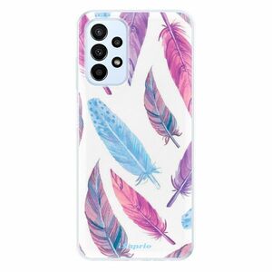 Odolné silikonové pouzdro iSaprio - Feather Pattern 10 - Samsung Galaxy A23 / A23 5G obraz