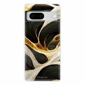 Odolné silikonové pouzdro iSaprio - Black and Gold - Google Pixel 7 5G obraz