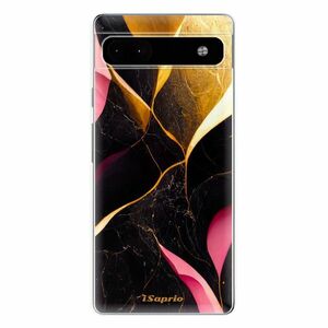 Odolné silikonové pouzdro iSaprio - Gold Pink Marble - Google Pixel 6a 5G obraz