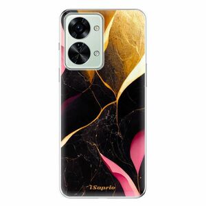 Odolné silikonové pouzdro iSaprio - Gold Pink Marble - OnePlus Nord 2T 5G obraz