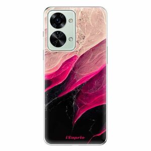 Odolné silikonové pouzdro iSaprio - Black and Pink - OnePlus Nord 2T 5G obraz