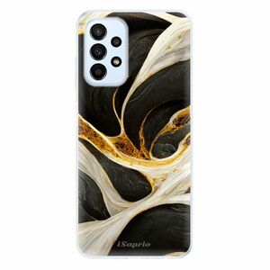 Odolné silikonové pouzdro iSaprio - Black and Gold - Samsung Galaxy A23 / A23 5G obraz