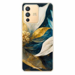 Odolné silikonové pouzdro iSaprio - Gold Petals - Vivo V23 5G obraz