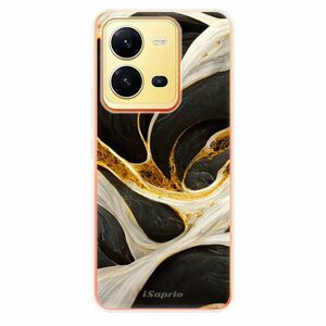 Odolné silikonové pouzdro iSaprio - Black and Gold - Vivo X80 Lite 5G obraz