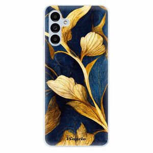 Odolné silikonové pouzdro iSaprio - Gold Leaves - Samsung Galaxy A13 5G obraz