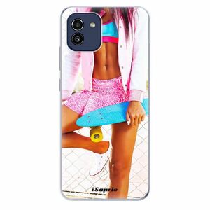 Odolné silikonové pouzdro iSaprio - Skate girl 01 - Samsung Galaxy A03 obraz