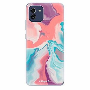 Odolné silikonové pouzdro iSaprio - New Liquid - Samsung Galaxy A03 obraz