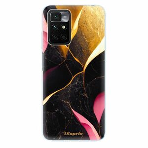 Odolné silikonové pouzdro iSaprio - Gold Pink Marble - Xiaomi Redmi 10 obraz