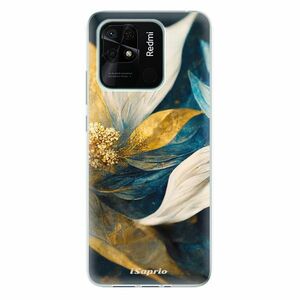 Odolné silikonové pouzdro iSaprio - Gold Petals - Xiaomi Redmi 10C obraz