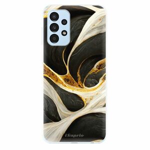 Odolné silikonové pouzdro iSaprio - Black and Gold - Samsung Galaxy A13 obraz