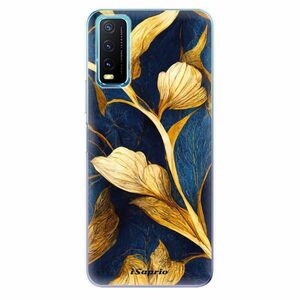 Odolné silikonové pouzdro iSaprio - Gold Leaves - Vivo Y20s obraz