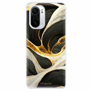 Odolné silikonové pouzdro iSaprio - Black and Gold - Xiaomi Poco F3 obraz