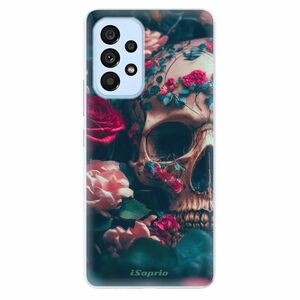 Odolné silikonové pouzdro iSaprio - Skull in Roses - Samsung Galaxy A73 5G obraz