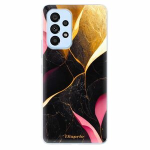 Odolné silikonové pouzdro iSaprio - Gold Pink Marble - Samsung Galaxy A53 5G obraz