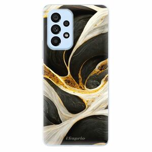 Odolné silikonové pouzdro iSaprio - Black and Gold - Samsung Galaxy A53 5G obraz