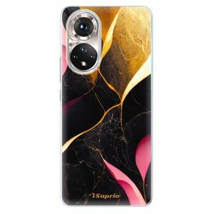 Odolné silikonové pouzdro iSaprio - Gold Pink Marble - Honor 50 obraz